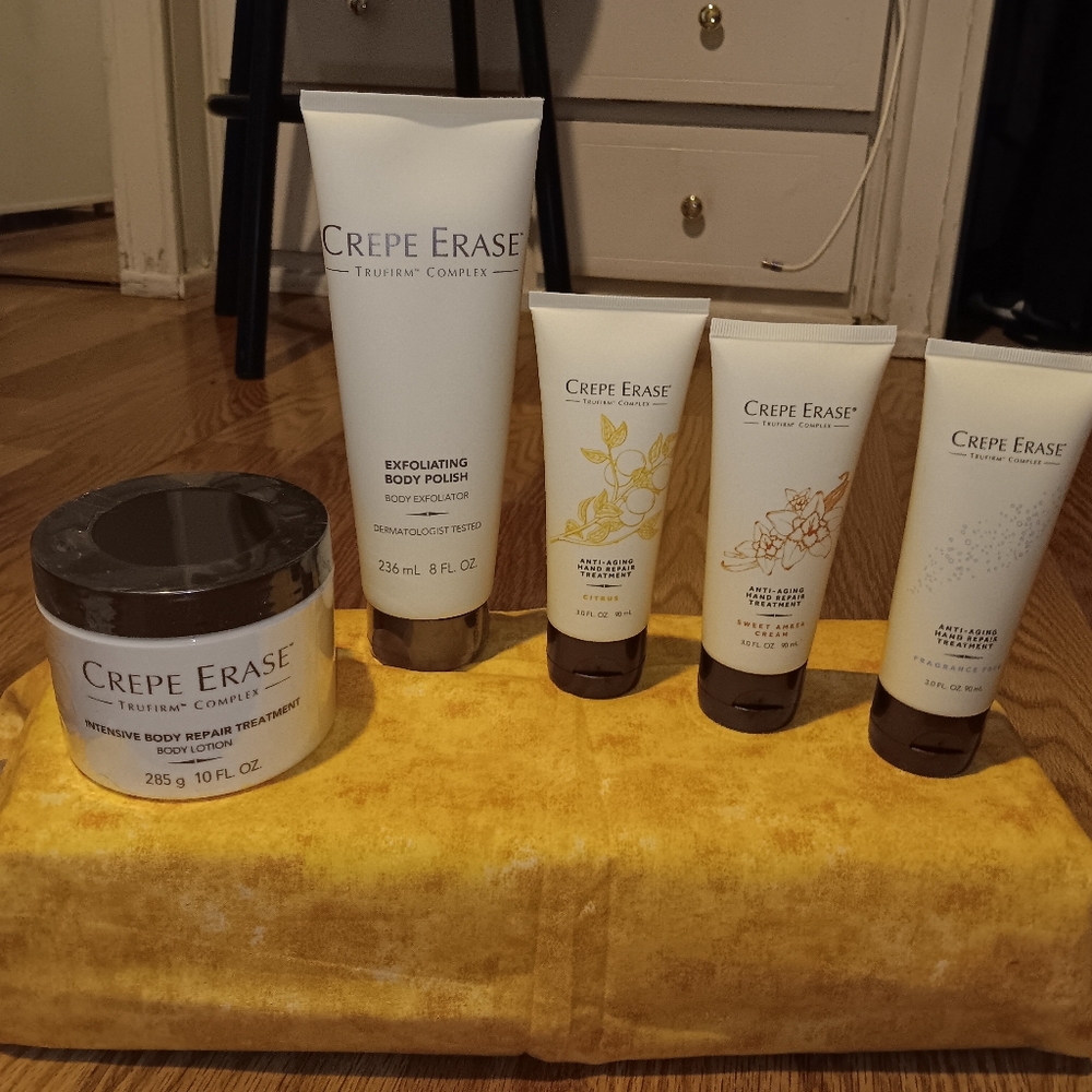 Crepe Erase Trufirm Complex Smoother, firmer, younger looking skin.